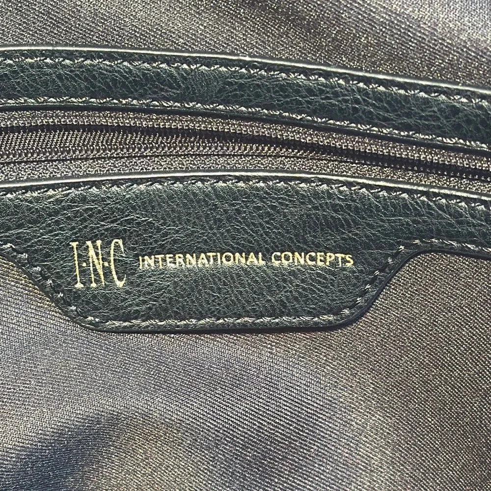 INC International Concepts Black Tote Bag with Versatile Design